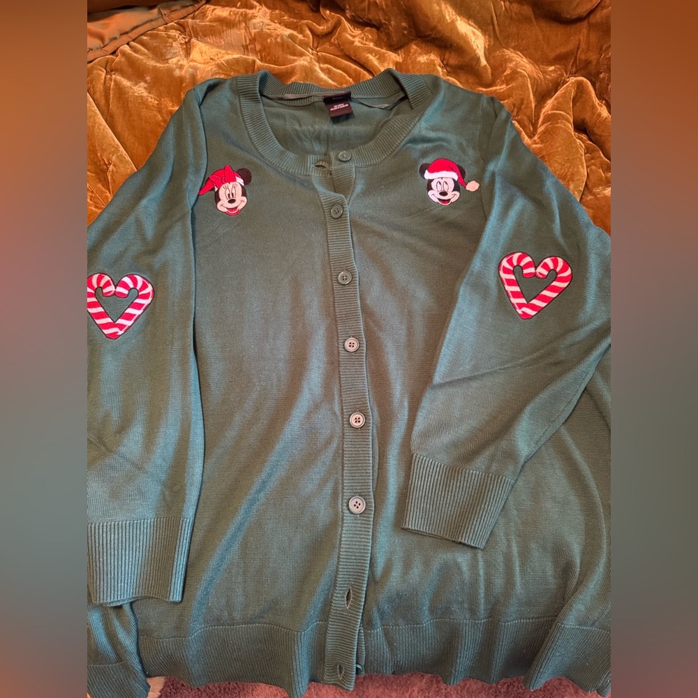 Torrid Minnie and Mickey Christmas Sweater